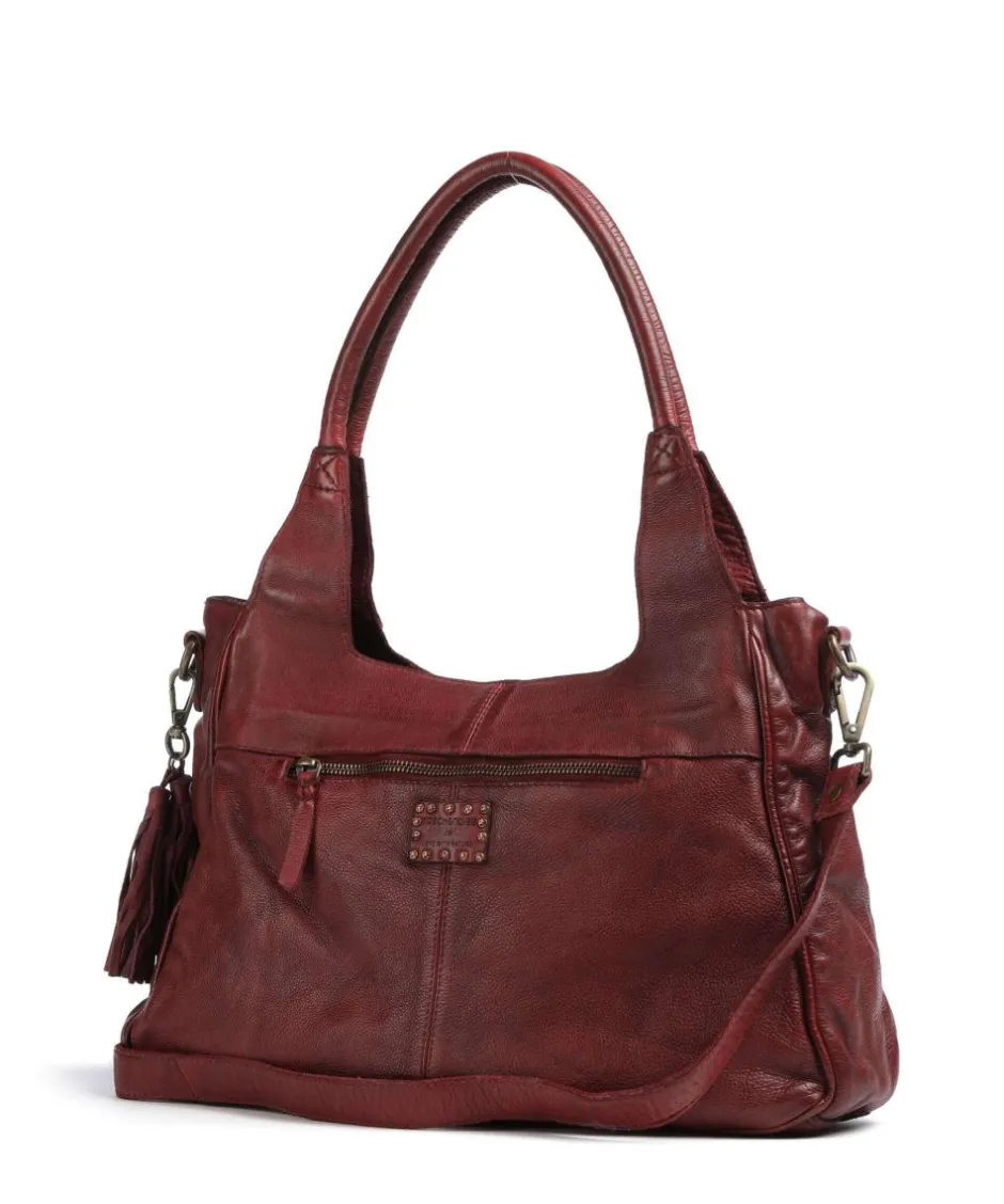 Taschendieb Wien Shoulder Bags-Glücksbrücke 3 Shoulder bag grained cow leather