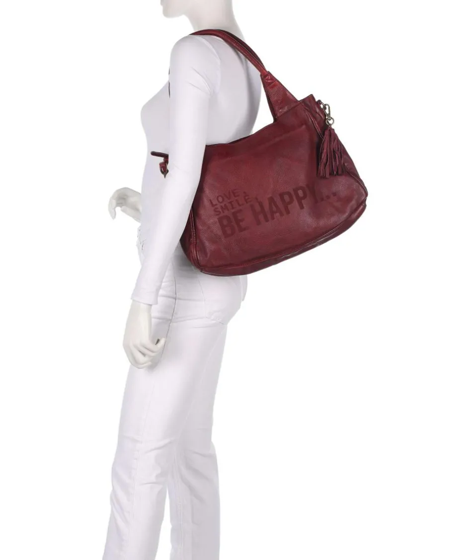 Taschendieb Wien Shoulder Bags-Glücksbrücke 3 Shoulder bag grained cow leather