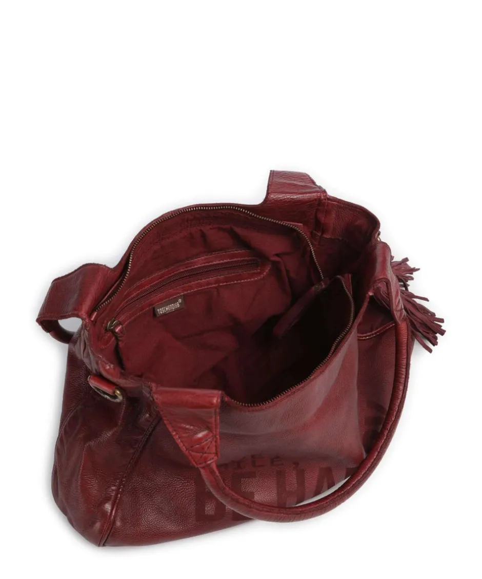 Taschendieb Wien Shoulder Bags-Glücksbrücke 3 Shoulder bag grained cow leather