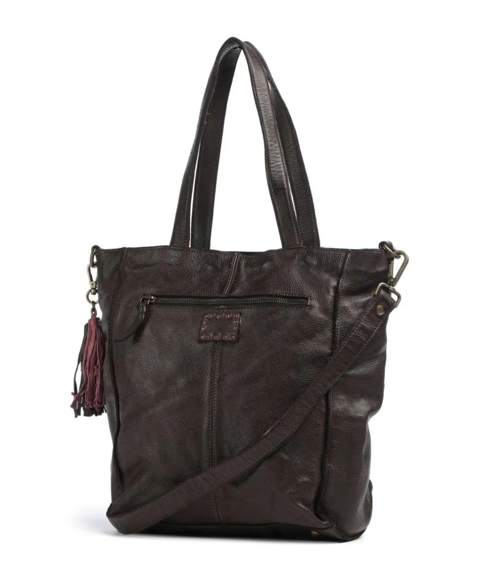 Taschendieb Wien Tote Bags-Glücksbrücke 2 Tote bag grained cow leather