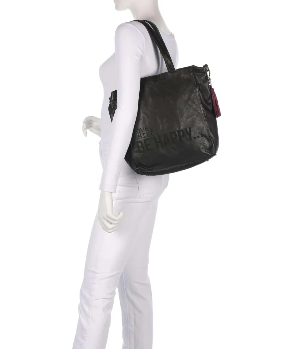 Taschendieb Wien Tote Bags-Glücksbrücke 2 Tote bag grained cow leather