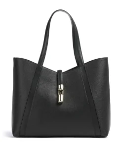 Furla Tote Bags-Goccia L Tote bag grained leather