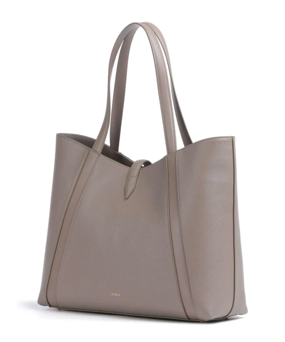 Furla Tote Bags-Goccia L Tote bag grained leather
