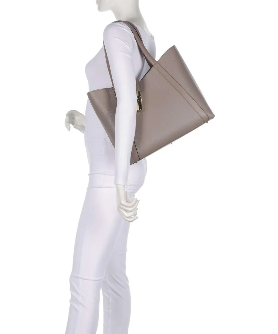 Furla Tote Bags-Goccia L Tote bag grained leather