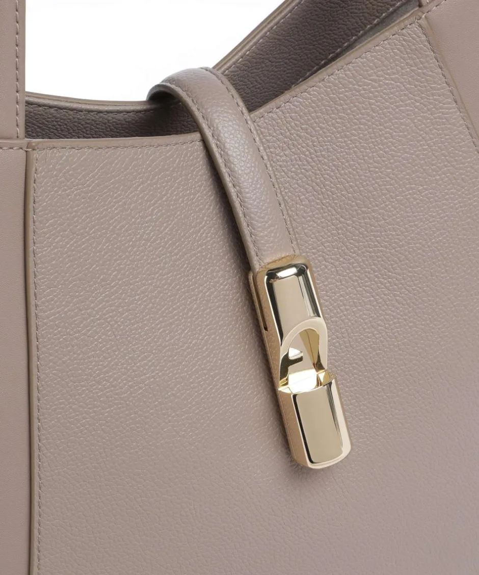 Furla Tote Bags-Goccia L Tote bag grained leather