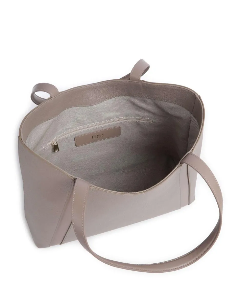 Furla Tote Bags-Goccia L Tote bag grained leather