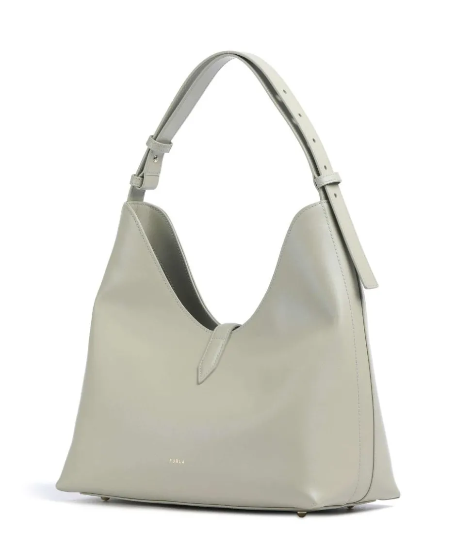 Furla Shoulder Bags|Hobo Bags-Goccia M Hobo bag softly grained calfskin
