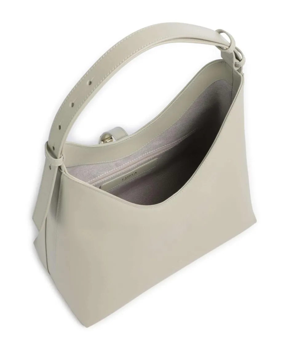 Furla Shoulder Bags|Hobo Bags-Goccia M Hobo bag softly grained calfskin