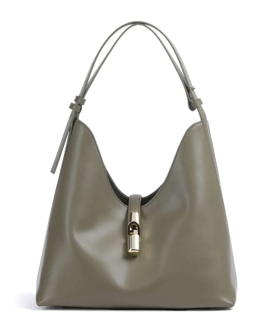 Furla Shoulder Bags|Hobo Bags-Goccia M Hobo bag softly grained calfskin
