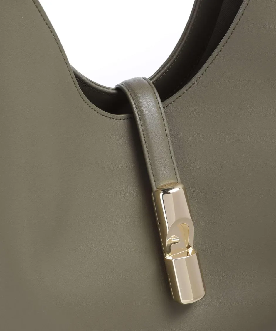Furla Shoulder Bags|Hobo Bags-Goccia M Hobo bag softly grained calfskin