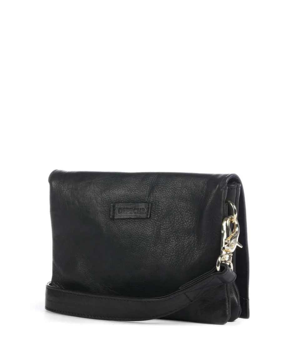 Depeche Crossbody Bags-Golden Chic Crossbody bag calfskin