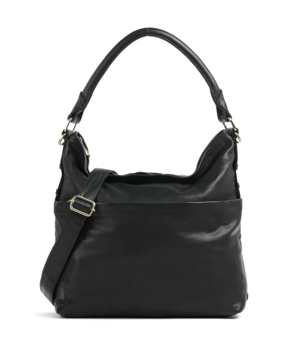 Depeche Shoulder Bags|Hobo Bags-Golden Chic Hobo bag softly grained calfskin