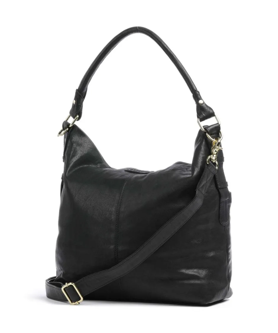 Depeche Shoulder Bags|Hobo Bags-Golden Chic Hobo bag softly grained calfskin