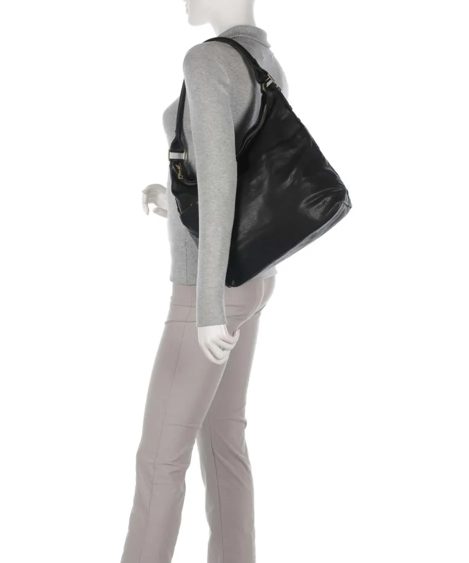 Depeche Shoulder Bags|Hobo Bags-Golden Chic Hobo bag softly grained calfskin