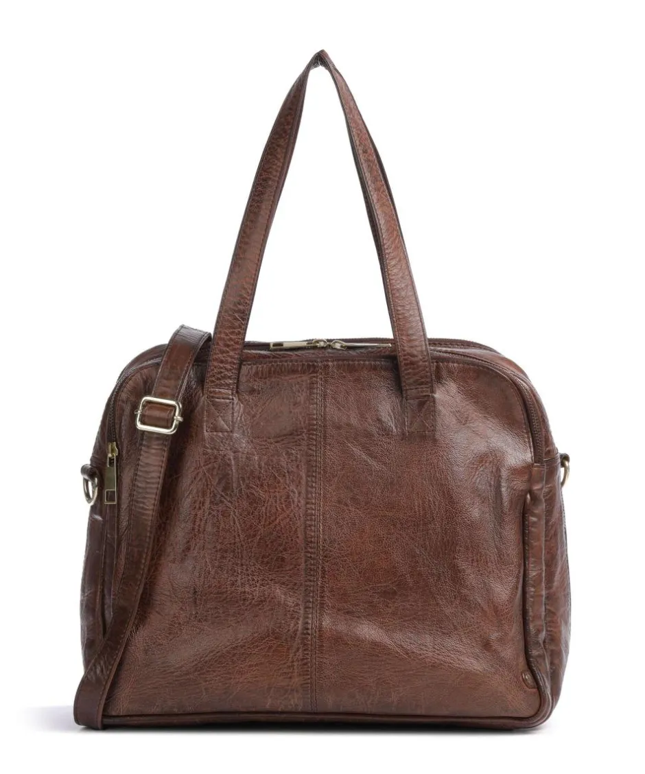 Depeche Shoulder Bags-Golden Chic Shoulder bag grained leather
