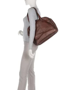 Depeche Shoulder Bags-Golden Chic Shoulder bag grained leather