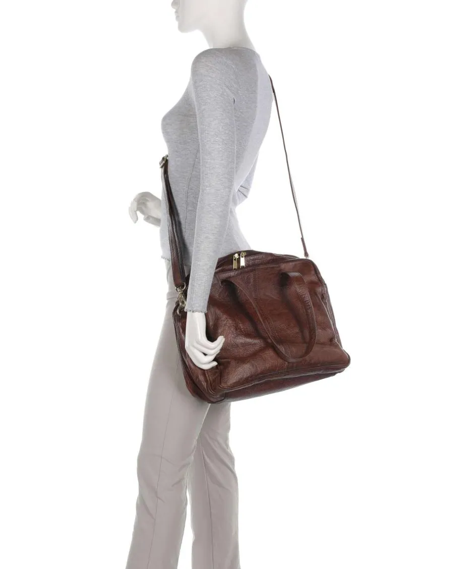 Depeche Shoulder Bags-Golden Chic Shoulder bag grained leather