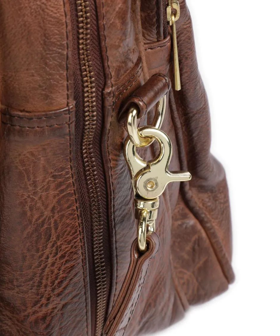 Depeche Shoulder Bags-Golden Chic Shoulder bag grained leather
