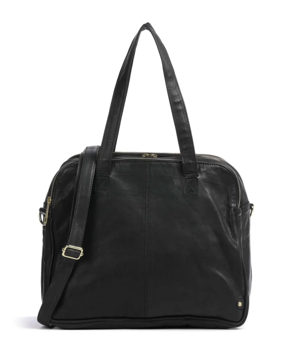 Depeche Shoulder Bags-Golden Chic Shoulder bag grained leather