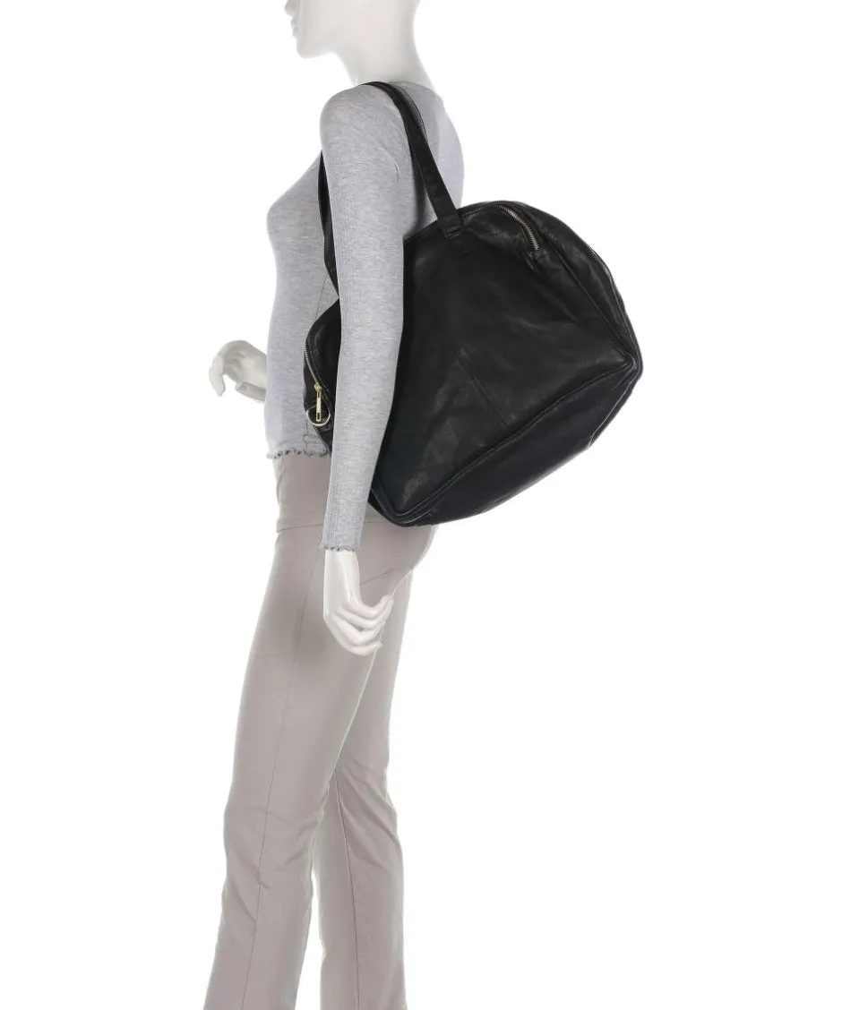 Depeche Shoulder Bags-Golden Chic Shoulder bag grained leather