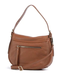 Brics Shoulder Bags-Gondola Stella medium Shoulder bag grained leather