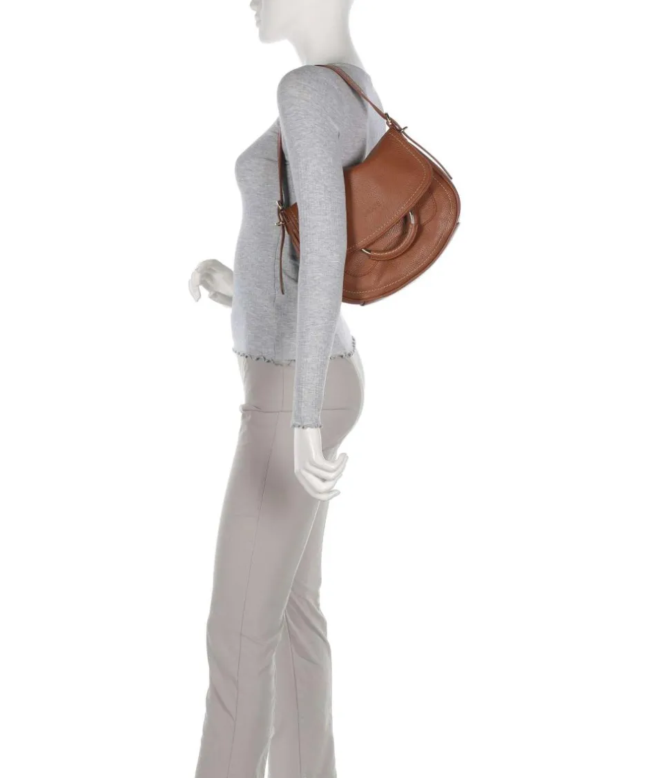 Brics Shoulder Bags-Gondola Stella medium Shoulder bag grained leather