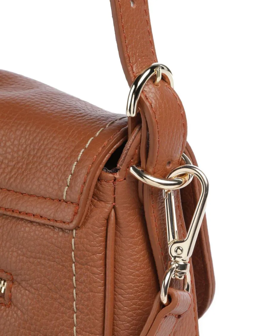 Brics Shoulder Bags-Gondola Stella medium Shoulder bag grained leather