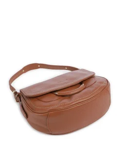 Brics Shoulder Bags-Gondola Stella medium Shoulder bag grained leather