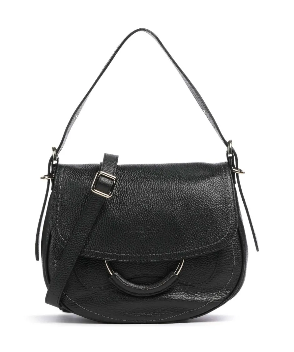 Brics Shoulder Bags|Hobo Bags-Gondola Stella medium Shoulder bag grained leather