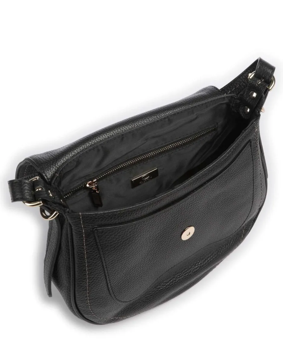 Brics Shoulder Bags|Hobo Bags-Gondola Stella medium Shoulder bag grained leather