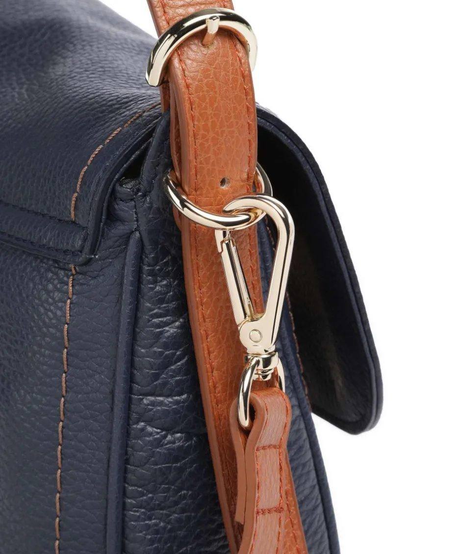 Brics Shoulder Bags-Gondola Stella medium Shoulder bag grained leather