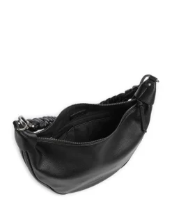 FredsBruder Shoulder Bags|Hobo Bags-Good Vibes Only Hobo bag grained leather