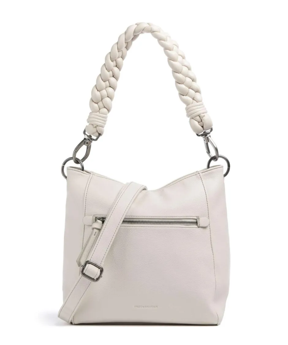 FredsBruder Shoulder Bags|Crossbody Bags-Good Vibes Only Shoulder bag grained leather