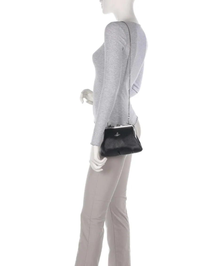 Vivienne Westwood Handbags|Crossbody Bags-Granny Frame Grain Crossbody bag imitation leather