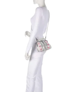Vivienne Westwood Handbags|Crossbody Bags-Granny Frame Linen Hearts Stripes Crossbody bag fabric