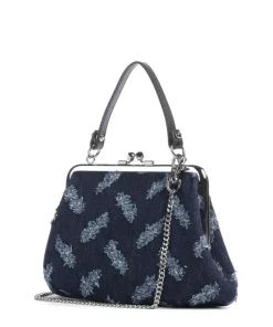 Vivienne Westwood Handbags|Crossbody Bags-Granny Frame Ripped Denim Crossbody bag cotton