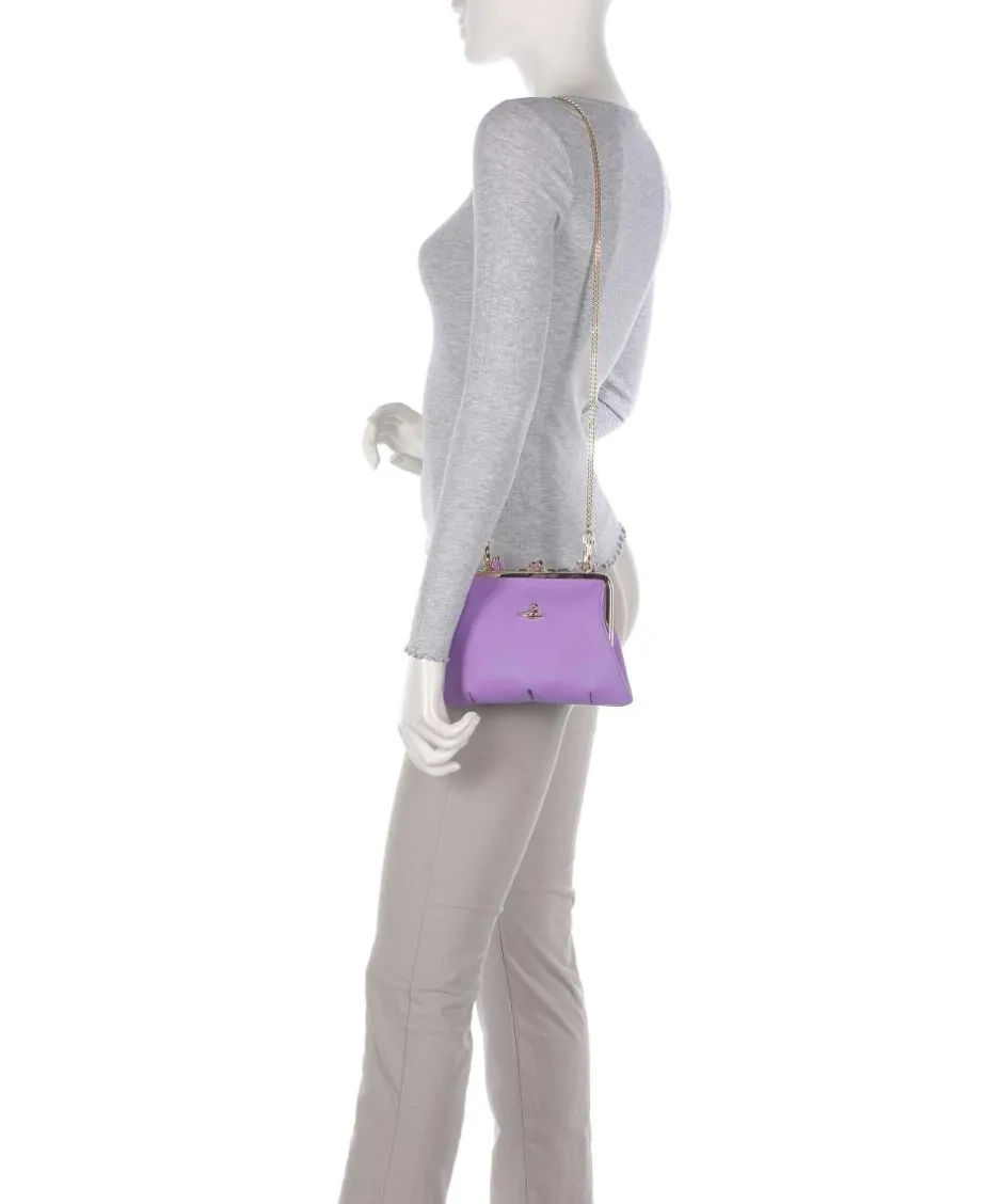 Vivienne Westwood Handbags|Crossbody Bags-Granny Frame Saffiano Crossbody bag imitation leather