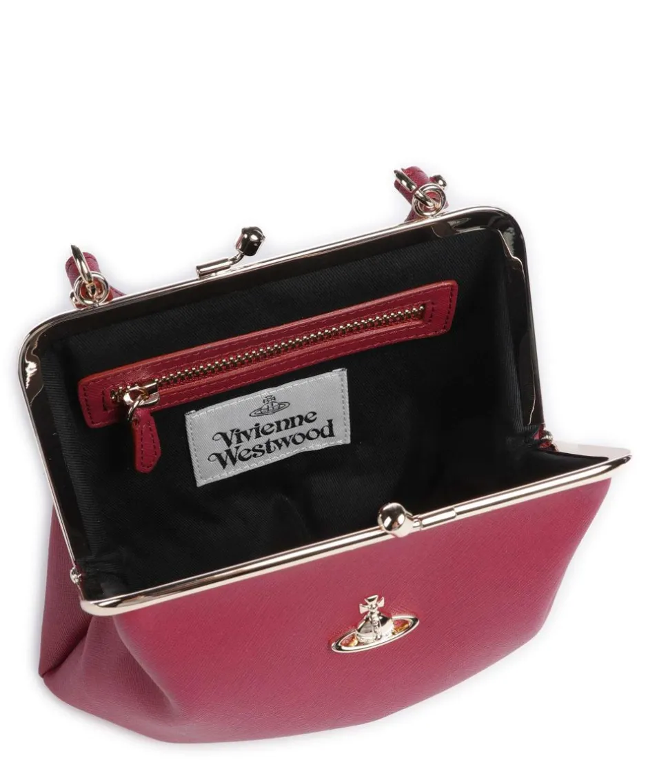 Vivienne Westwood Handbags|Crossbody Bags-Granny Frame Saffiano Crossbody bag imitation leather