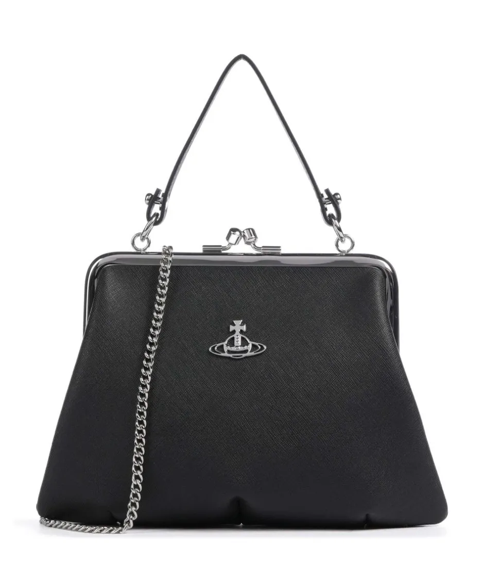 Vivienne Westwood Handbags|Crossbody Bags-Granny Frame Saffiano Crossbody bag imitation leather