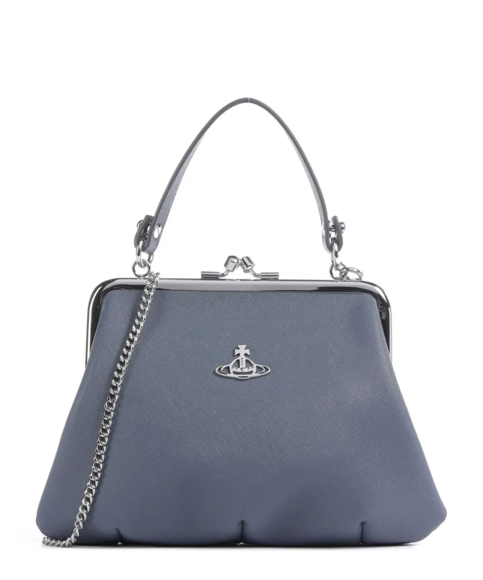 Vivienne Westwood Handbags|Crossbody Bags-Granny Frame Saffiano Handbag imitation leather