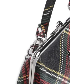 Vivienne Westwood Handbags|Crossbody Bags-Granny Frame Saffiano Printed Handbag imitation leather