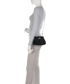 Vivienne Westwood Handbags|Crossbody Bags-Granny Frame Velvet Crossbody bag velvet fabric