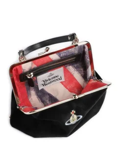 Vivienne Westwood Handbags|Crossbody Bags-Granny Frame Velvet Crossbody bag velvet fabric