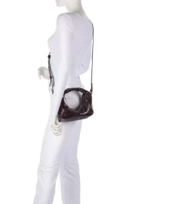 Les Visionnaires Handbags|Crossbody Bags-Greta Icon Crinkle Mini Handbag grained cow leather