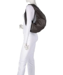 Les Visionnaires Shoulder Bags|Hobo Bags-Greta Icon Silky Hobo bag lamb leather