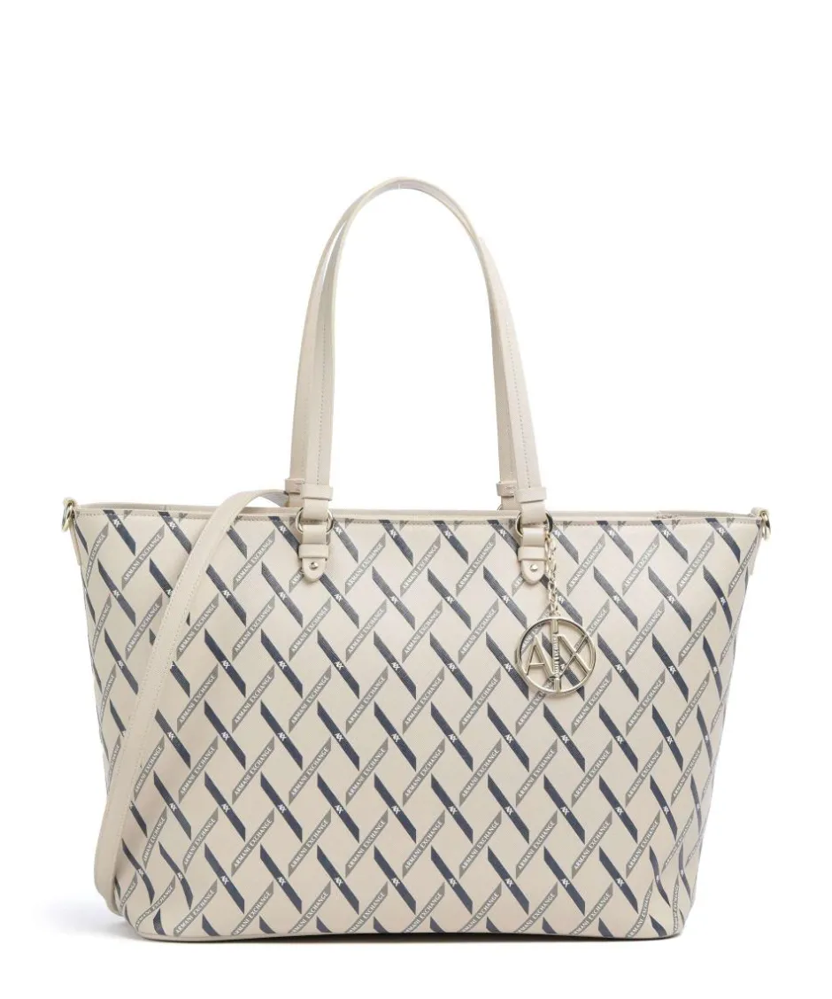 Armani Exchange Tote Bags-Gynger Logo M Tote bag imitation leather