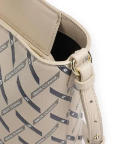 Armani Exchange Tote Bags-Gynger Logo M Tote bag imitation leather