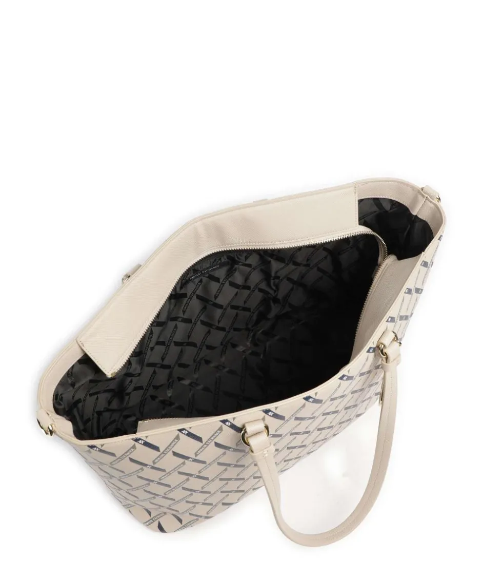 Armani Exchange Tote Bags-Gynger Logo M Tote bag imitation leather