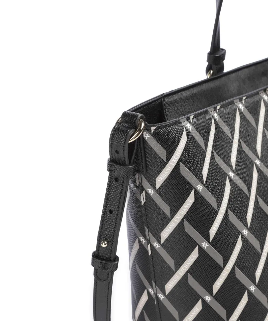 Armani Exchange Tote Bags-Gynger Logo M Tote bag imitation leather