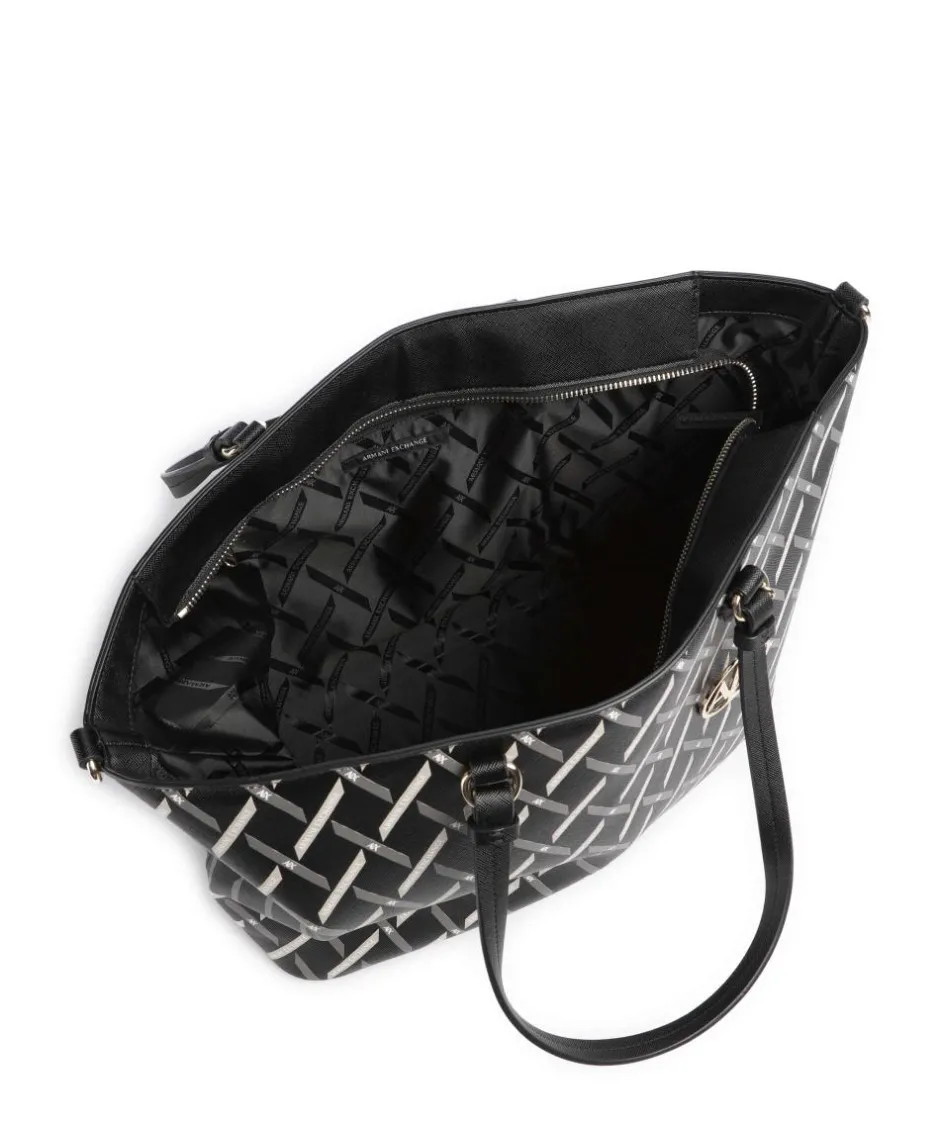 Armani Exchange Tote Bags-Gynger Logo M Tote bag imitation leather